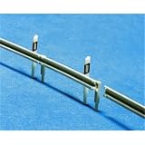 Crash barriers and boundary posts N