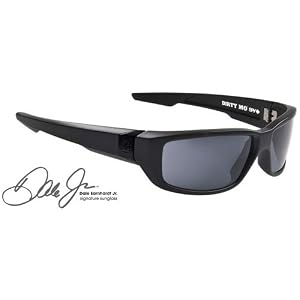 Spy Dirty Mo Sunglasses - Spy Optic Steady Series Polarized Sports Eyewear - Color: Matte Black with Signature/Grey, Size: One Size Fits All