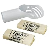 Fresh Kitty Easy Scoop Litter Box Cleaner with 50 Super Scoop Bags