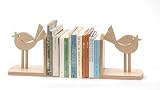 Cocoon Couture - Serre-livres - Petit oiseau - En bois - Eco Responsable