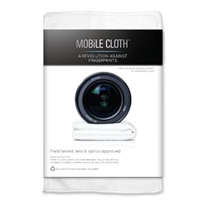 Mobile Cloth CL5LB Classic Lens Cloth - 5 Pack (White)