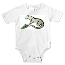Onesie with otter, weasel, ferret, animal
