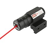 Beileshi Tactical Red Laser Beam Dot Sight Scope for Pistol/handgun Picatinny Rail Mount Hunting with Button Cells