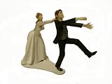 RUNAWAY GROOM WEDDING CAKE TOPPER
