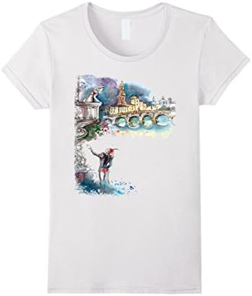 Women's Literary heroes and architecture Shakespeare Shirts Medium White