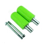 【全7色】 立ち ゴケ 対策 バイク 用 汎用 フレーム スライダー エンジン ガード 左右セット (緑 グリーン) 永井するみ