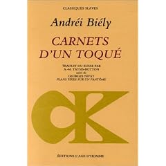 Carnets d'un toqu� suivi de "Plans fixes sur un fant�me" de Georges Nivat