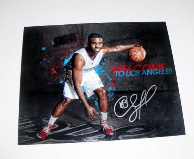 Chris Paul Hand Signed Autographed Los Angeles Clippers Photo