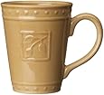Signature Housewares Sorrento Collection 14-Ounce Mugs, Gold Antiqued Finish, Set of 6