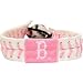 Boston Red Sox Leather Bracelet (Pink)