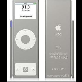 XtremeMac Airplay Boost FM Transmitter for iPod nano 2G (Silver)