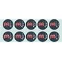PHI-TEN MLB Authentic Titanium Discs, Boston Red Sox, 10 Discs