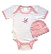 Itty Bittees Bodysuit & Hat Set: 3-6 M - Love Bug