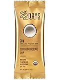 22 Days Nutrition, Organic Protein Bar, Coconut Chocolate Chip, 75g, 12 Count