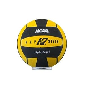 KAP7 HYDROGRIP WATER POLO BALL - SIZE 4 (Yellow/Black)