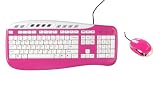Saitek Keyboard & Mouse Combo Pink