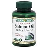Nature's Bounty Salmon Oil, Omega-3, 1000 mg, Softgels, 120 ct.