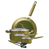 SilverStone2 Webster Place 10-Piece Cookware Set, Olive