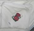 Baby Cakes Baby Hooded Towels - Ladybug Design Design