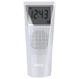 BATHROOM CLOCK RADIO, WHT