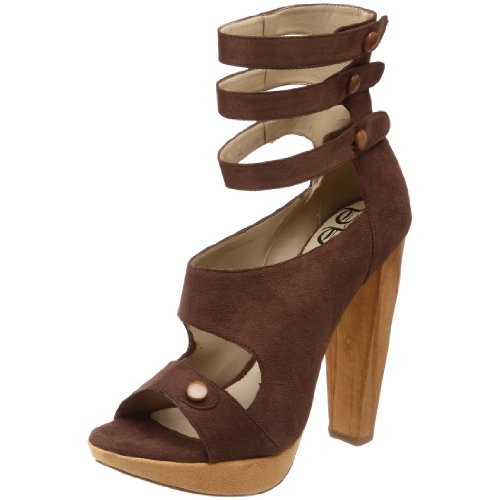 olsenHaus Women's Dance Platform Sandal,Brownstone,7.5 M US