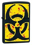 Zippo Lighter Hazardous, Black Matte