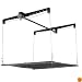 Racor PHL-1R Pro HeavyLift 4-by-4-Foot Cable-Lifted Storage Rack