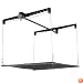 Racor PHL-1R Pro HeavyLift 4-by-4-Foot Cable-Lifted Storage Rack