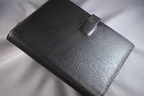 M-edge Genuine Leather Executive Jacket for Sony Reader PRS-505 (Pebbled Black) - Discontinued Version ALL SALES FINAL