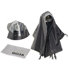Rain Protector for SLR Camera; Snow Dust Proof Coat Cover for full body DSLR SLR cameras. For use... by Goja
