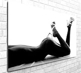 Sexy Heels Erotic Art, Stunning Chunky Canvas Art Print - Wall Art - Framed Ready to Hang (30 x 20)