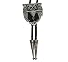 Western Native American Indian Longhorn Skull Bolo Tie Black