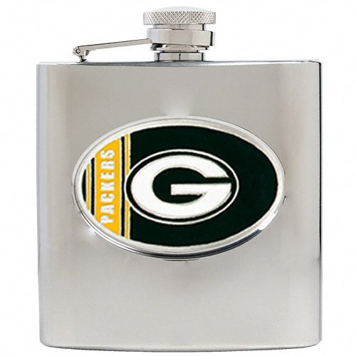 Green Bay Packers 6 oz. Stainless Steel Flask