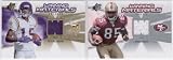 2006 SPx Rookie Winning Materials VD Vernon Davis - San Fransisco 49ers (Piece of Authentic Event Worn Jersey - Football Cards)