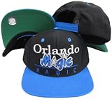 Orlando Magic Black/Blue Two Tone Plastic Snapback Adjustable Plastic Snap Back Hat / Cap