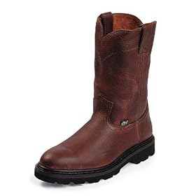 Buy Mens Justin� 10 Premium Leather Pull - on Boots by Justin Boots