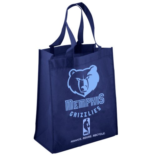 NBA Memphis Grizzlies Navy Blue Reusable Tote Bag