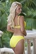 Lemon Lush Swimsuit Extra Full Bottom: Swimwear Bottom Only