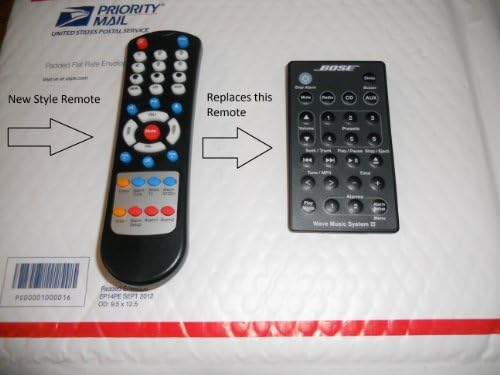 White Bose Wave Radio II Remote Control for Bose Wave Radio Model: AWR1B1 & AWR1B2