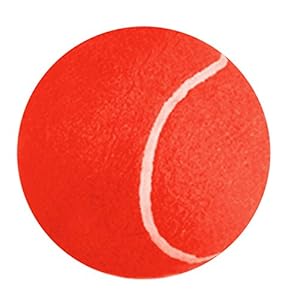Amazon.com : JUMBO TENNIS BALL 8" COLOR: RED : Everything Else