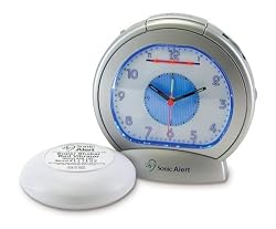 Sonic Boom SBA475ss Analog Loud Plus Vibrating Alarm Clock