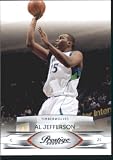 2009 /10 Panini Prestige Basketball Card # 59 Al Jefferson Minnesota Timberwolves Mint Condition- Shipped In Protective Screwdown Display Case!