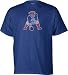 New England Patriots -Blue- Classic NFL Throwback Logo T-Shirt