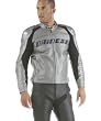 DAINESE SANTA-MONICA TITANIUM PERFORATED LEATHER JACKET!50