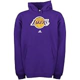 NBA adidas Los Angeles Lakers Purple Primary Logo Hoody Sweatshirt (X-Large)
