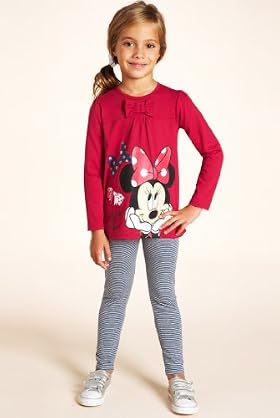 2 Piece Minnie Mouse Tunic & Leggings Outfit