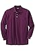 KingSize Men's Big & Tall Long-Sleeve Shrink-Less Cotton Polo