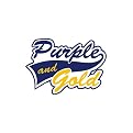 Cheer Cheek Decal 100-pk. - Purple/ Gold