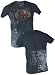 Sanctify Warrior Adult Christian Washed Navy Tee T-Shirt