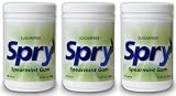 Spry 600ct Spearmint Xylitol Gum 3-PACK SAVINGS!!!